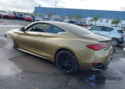 2017 Infiniti Q60 3.0T Red Sport 400 from USA, damaged, VIN JN1FV7EK6HM610751